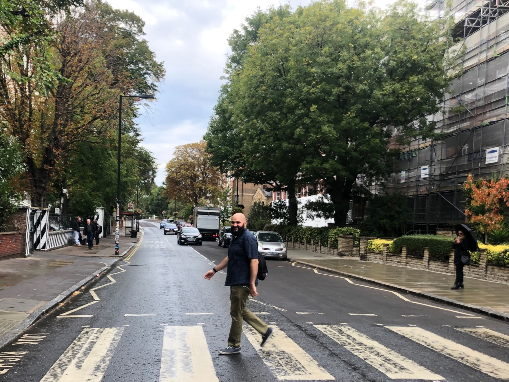 Obligatory photo of me at the Abbey Road zebra crossing